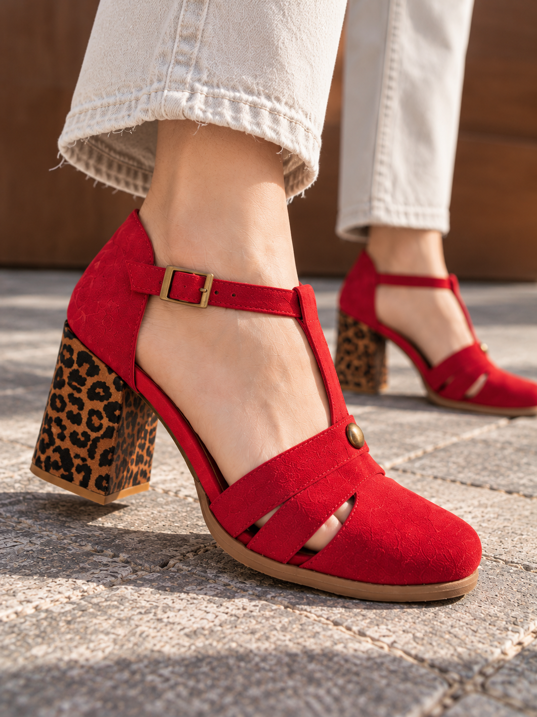 Begoña reno rojo print