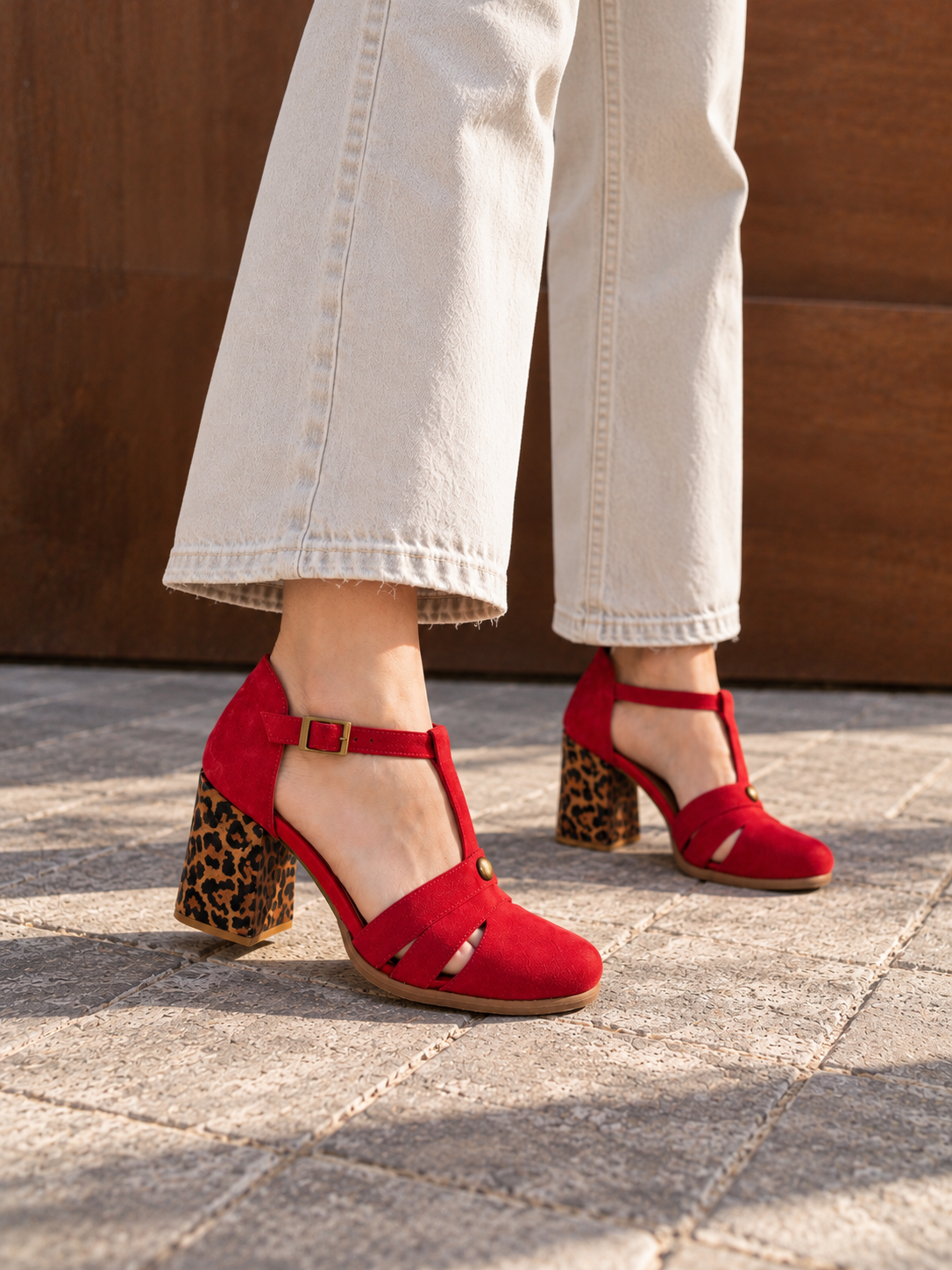 Begoña reno rojo print